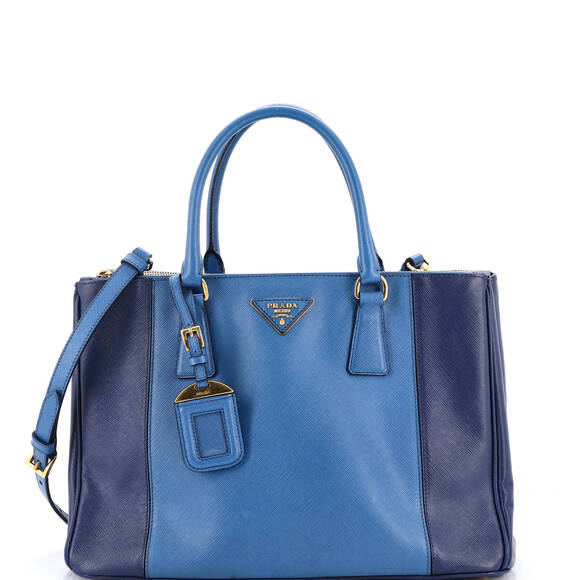 Prada Handbags - Prada Bicolor Double Zip Lux Tote #239139P88B
